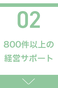 800件以上の経営サポート